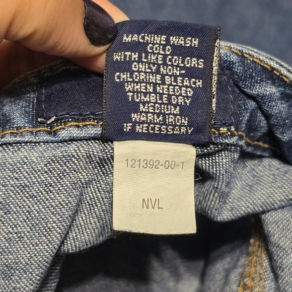 Gap Skirt Women, Sz 8,Blue Denim Snap Front Maxi Cotton 90s Preppy Casual VTG - Picture 5 of 7